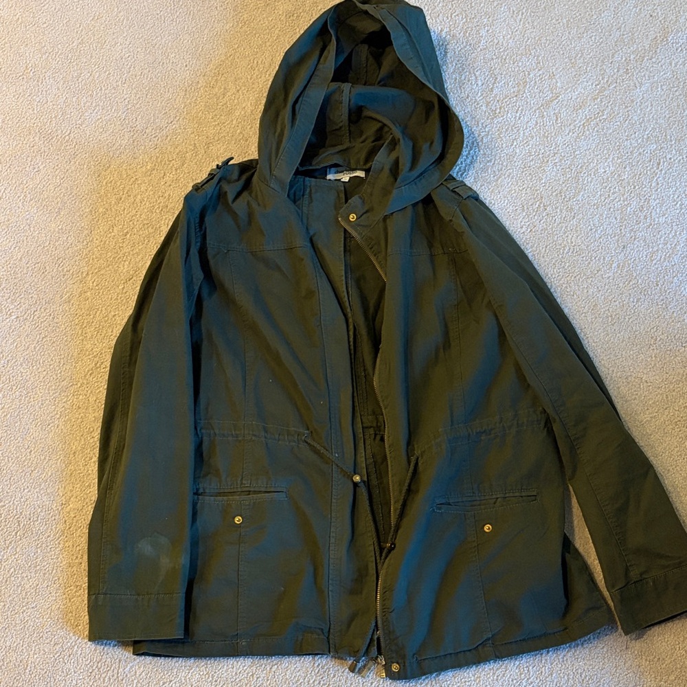 Women’s Green Hooded Jacket